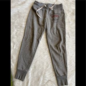 JUNK FOOD joggers sweats bottoms gray 49ers sz S